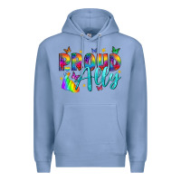 Colony Blue Western Proud Ally Premium Hoodie - BundleAndBundleShop