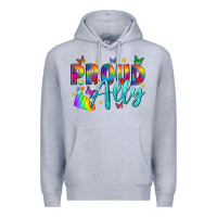 Heather Grey Western Proud Ally Premium Hoodie - BundleAndBundleShop