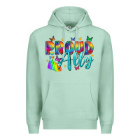 Seafoam Western Proud Ally Premium Hoodie - BundleAndBundleShop