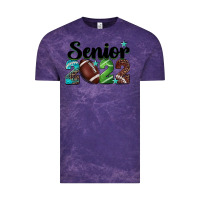 Cloud Purple football senior 2022 Vintage Tee - BarkalooDesign