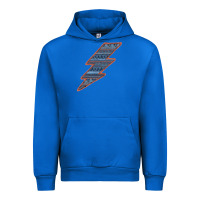 Cobalt Western Orange Border Aztec Lightning Urban Hoodie - Bettercallsaul