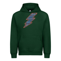 Forest Green Western Orange Border Aztec Lightning Urban Hoodie - Bettercallsaul