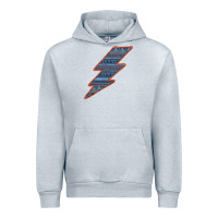Heather Grey Western Orange Border Aztec Lightning Urban Hoodie - Bettercallsaul