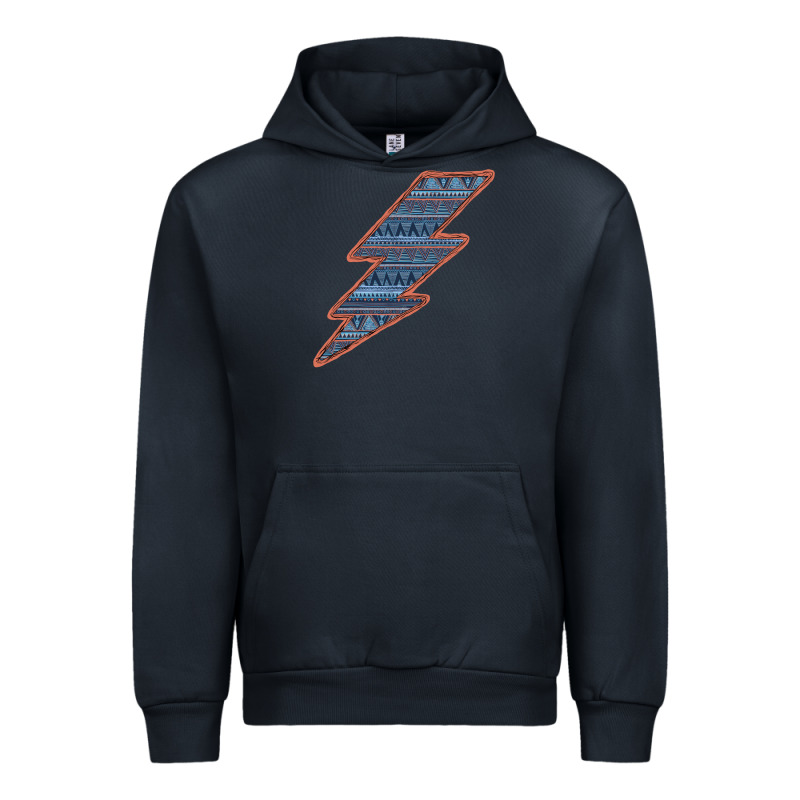 Western Orange Border Aztec Lightning Urban Hoodie by Bettercallsaul | Teevron