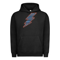 Pigment Black Western Orange Border Aztec Lightning Urban Hoodie - Bettercallsaul