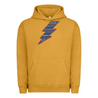 Pigment Peanut Butter Western Orange Border Aztec Lightning Urban Hoodie - Bettercallsaul