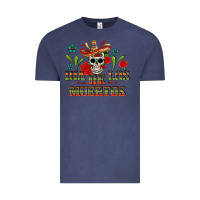 Vintage Denim dia de los muertos Vintage Tee - texasbilliewilder