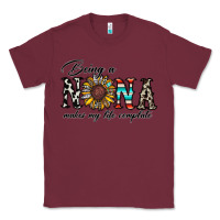 Burgundy being nana makes my life complate Classic Tee - CowhideDigitalArt