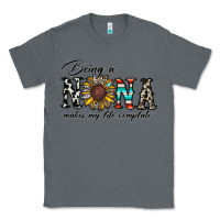 Charcoal Heather being nana makes my life complate Classic Tee - CowhideDigitalArt