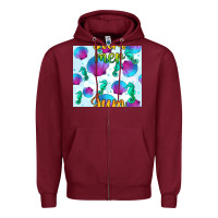 Burgundy seahorse and sea shell seamless pattern Zipper Hoodie - BundleAndBundleShop