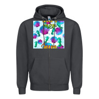 Smoke seahorse and sea shell seamless pattern Zipper Hoodie - BundleAndBundleShop
