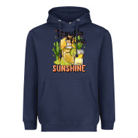 Navy tequila lime sunshine Heavyweight Hoodie - MaliasSmallBusiness