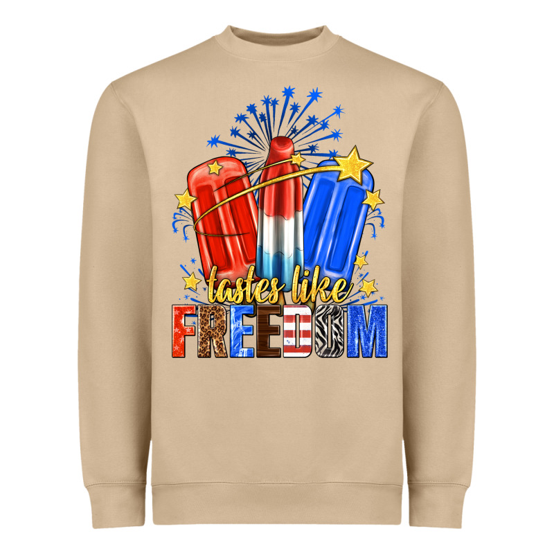 Tastes Like Freedom Popsicles Billie Wilder Heavyweight Sweatshirt by texasbilliewilder | Teevron