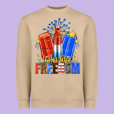 Heavyweight Sweatshirt tastes like freedom popsicles billie wilder
