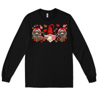Black american football gnome Long Sleeve Tee - HRA Design Shop