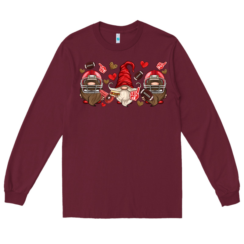 American Football Gnome Long Sleeve Tee by HRA Design Shop | Teevron