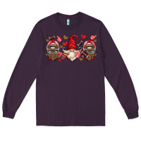 Plum american football gnome Long Sleeve Tee - HRA Design Shop