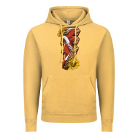 Vintage Mustard sport football  lightning bolt Vintage Hoodie - texasbilliewilder