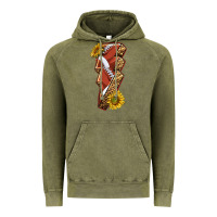 Vintage Olive sport football  lightning bolt Vintage Hoodie - texasbilliewilder