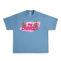 Pebble Blue Hey Cancer Urban Heavy Tee - texasbilliewilder