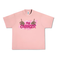 Salmon Hey Cancer Urban Heavy Tee - texasbilliewilder