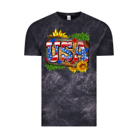 Cloud Black usa Vintage Tee - Zillion Design Studio