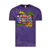 Cloud Purple usa Vintage Tee - Zillion Design Studio