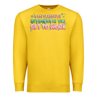 Lemon get to work Premium Sweatshirt - MaliasSmallBusiness