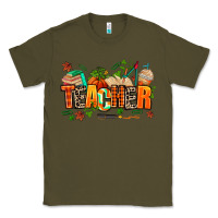 Army Green fall teacher Classic Tee - AdoDesignShop