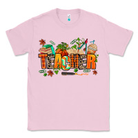 Bubblegum Pink fall teacher Classic Tee - AdoDesignShop