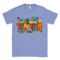Colony Blue fall teacher Classic Tee - AdoDesignShop