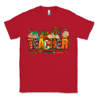 Red fall teacher Classic Tee - AdoDesignShop