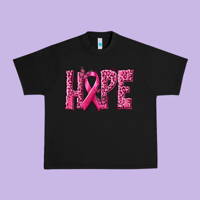 Hope Breast Cancer Urban Heavy Tee Designed By Texasbilliewilder
