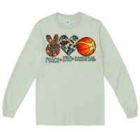 Matcha peace love basketball Long Sleeve Tee - CowhideDigitalArt