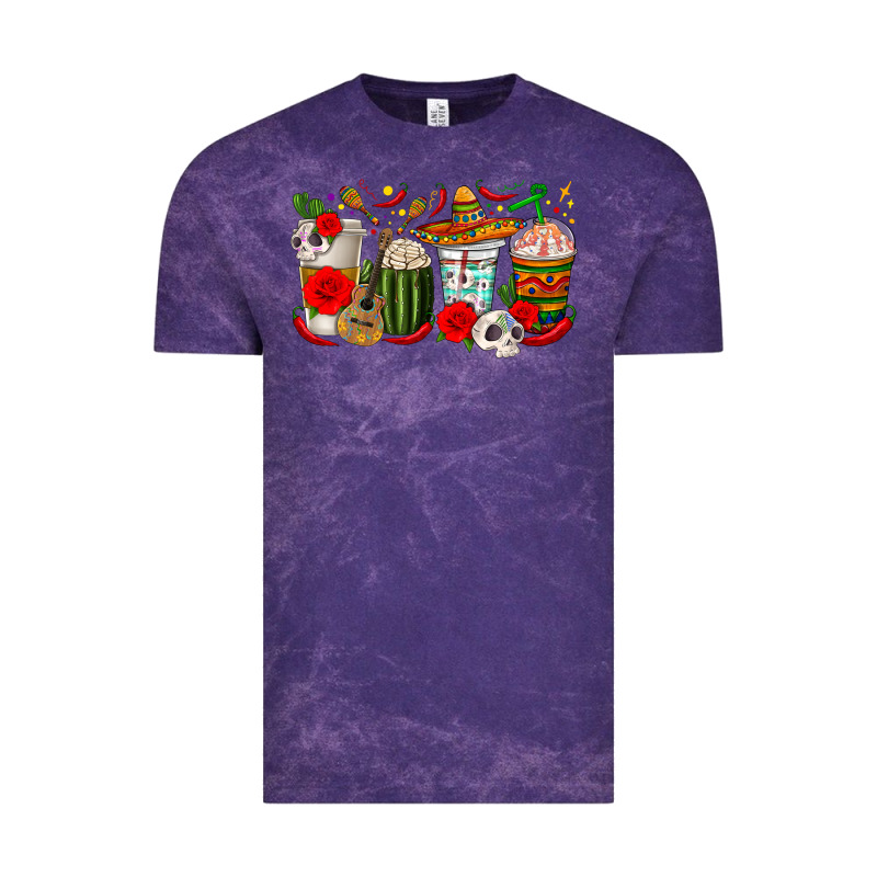 Hispanic Heritage Month Coffee Cups Vintage Tee by texasbilliewilder | Teevron