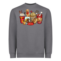 Storm golden retriever coffee cups Heavyweight Sweatshirt - Zillion Design Studio