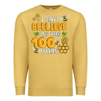 Antique Gold i cant beelieve its been 100 days Premium Sweatshirt - MaliasSmallBusiness