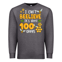 Charcoal Heather i cant beelieve its been 100 days Premium Sweatshirt - MaliasSmallBusiness