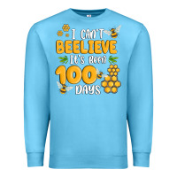 Ocean Blue i cant beelieve its been 100 days Premium Sweatshirt - MaliasSmallBusiness