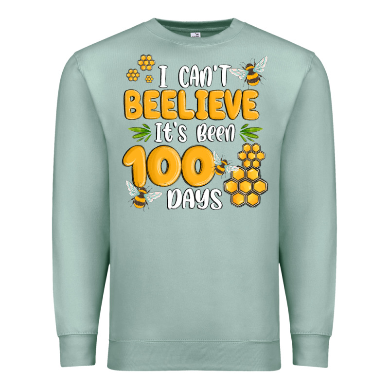 I Cant Beelieve Its Been 100 Days Premium Sweatshirt by MaliasSmallBusiness | Teevron