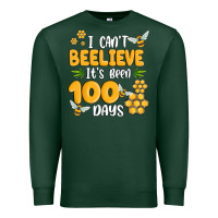 Sports Green i cant beelieve its been 100 days Premium Sweatshirt - MaliasSmallBusiness