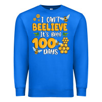 True Royal i cant beelieve its been 100 days Premium Sweatshirt - MaliasSmallBusiness