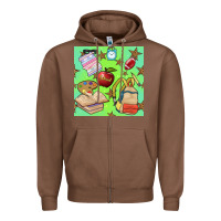 Chestnut school seamless pattern Zipper Hoodie - BundleAndBundleShop