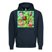 Navy school seamless pattern Zipper Hoodie - BundleAndBundleShop
