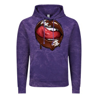 Cloud Purple sports lips american football Vintage Hoodie - texasbilliewilder