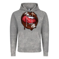 Sports Lips American Football Vintage Hoodie | Teevron
