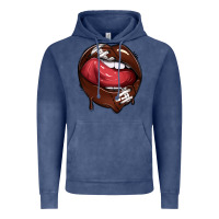 Vintage Denim sports lips american football Vintage Hoodie - texasbilliewilder