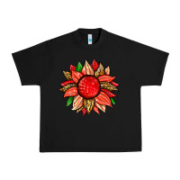 Black strawberry sunflower Urban Heavy Tee - Zillion Design Studio