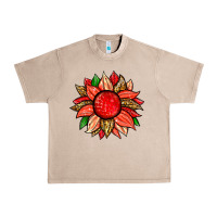 Strawberry Sunflower Urban Heavy Tee | Teevron