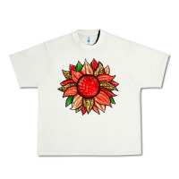 Pistachio strawberry sunflower Urban Heavy Tee - Zillion Design Studio